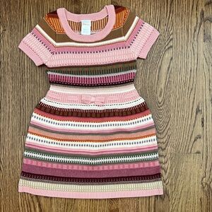 Gymboree Multicolor Striped Knit Dress NWT